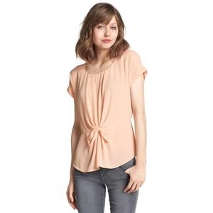Bellatrix Nordstrom | NWT Bow Detail Peach Blouse